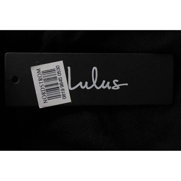 Lulus black one strap cropped bandeau top womens medium coquette girlcoreblock - Picture 4 of 7